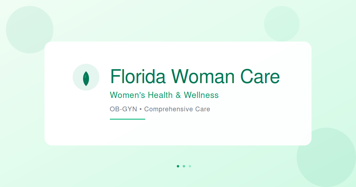 Florida Woman Care of Jacksonville